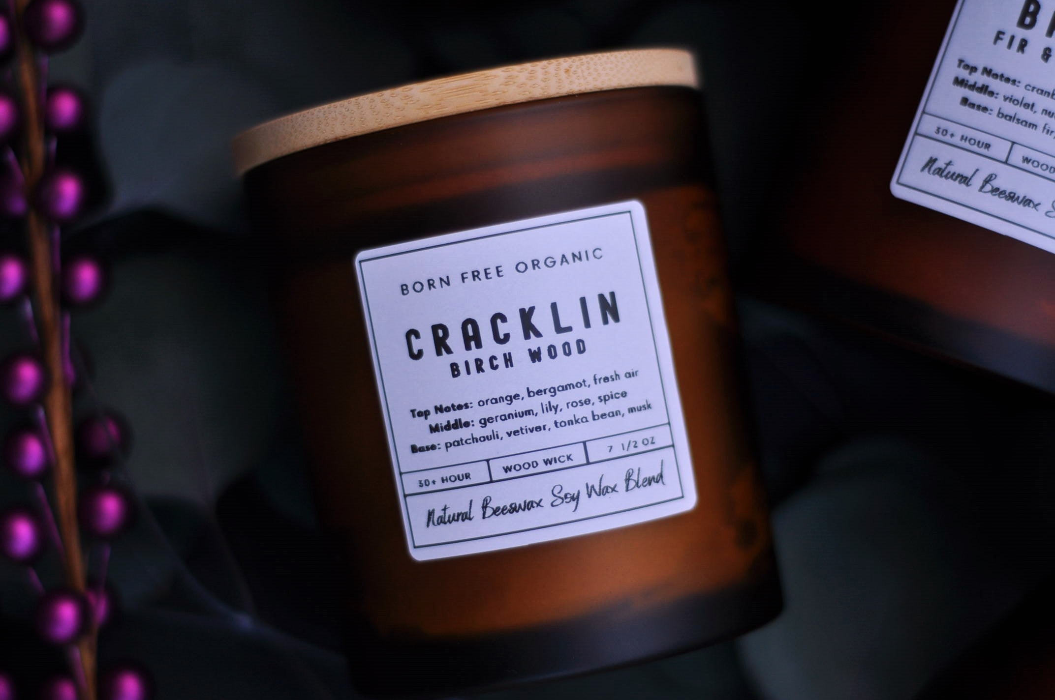 Cracklin Birch Wood Candle