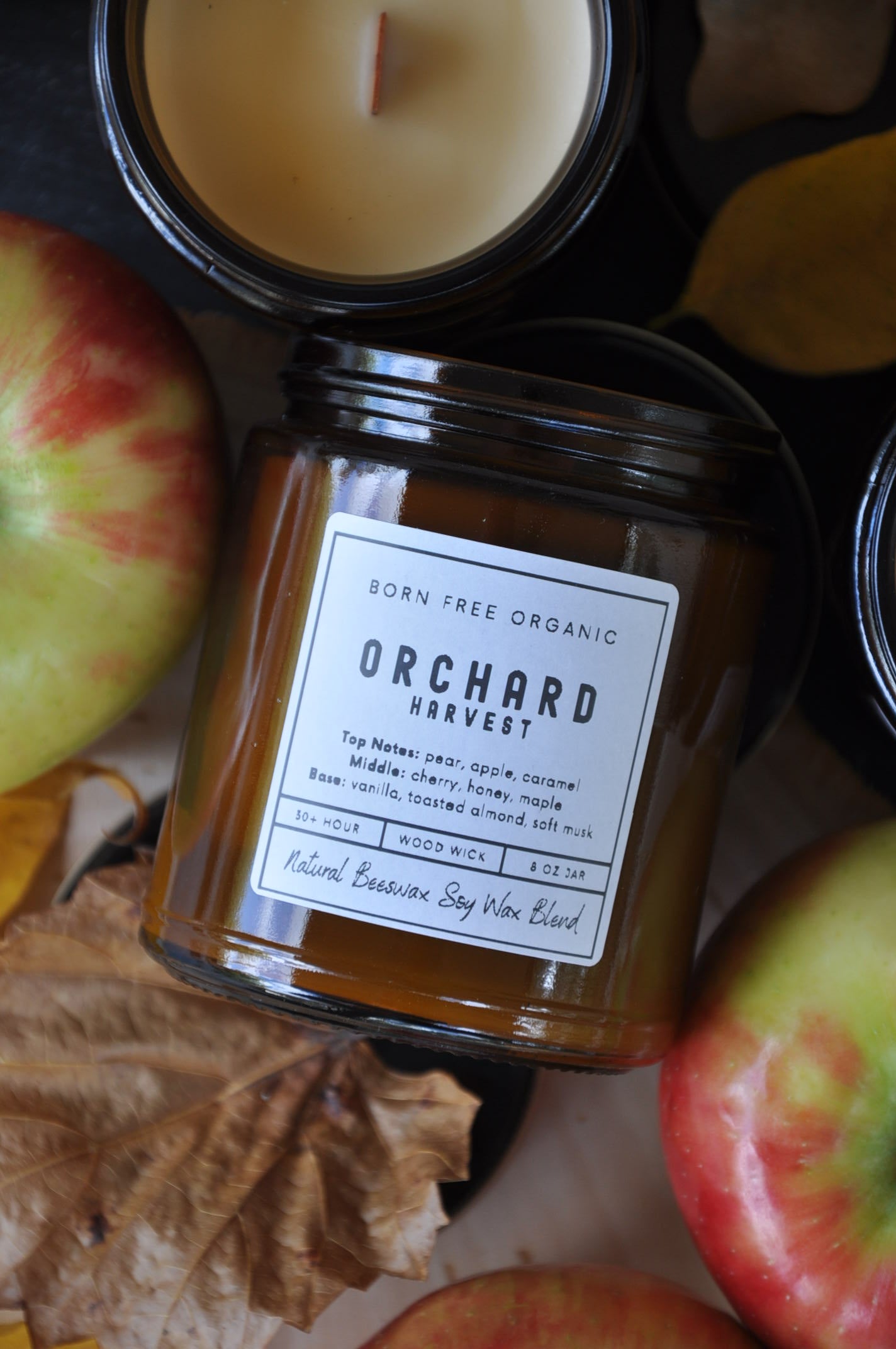 Orchard Harvest Wood Wick Candle
